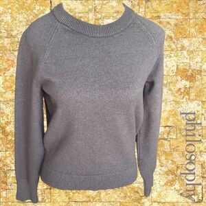 Philosophy Charcoal Crew Neck Sweater